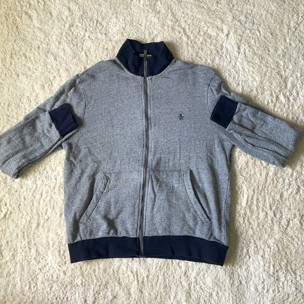 An original Penguin zip up cardigan